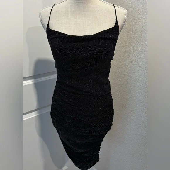 almost famous dresses black BS Short Sleeve Amish Underwear